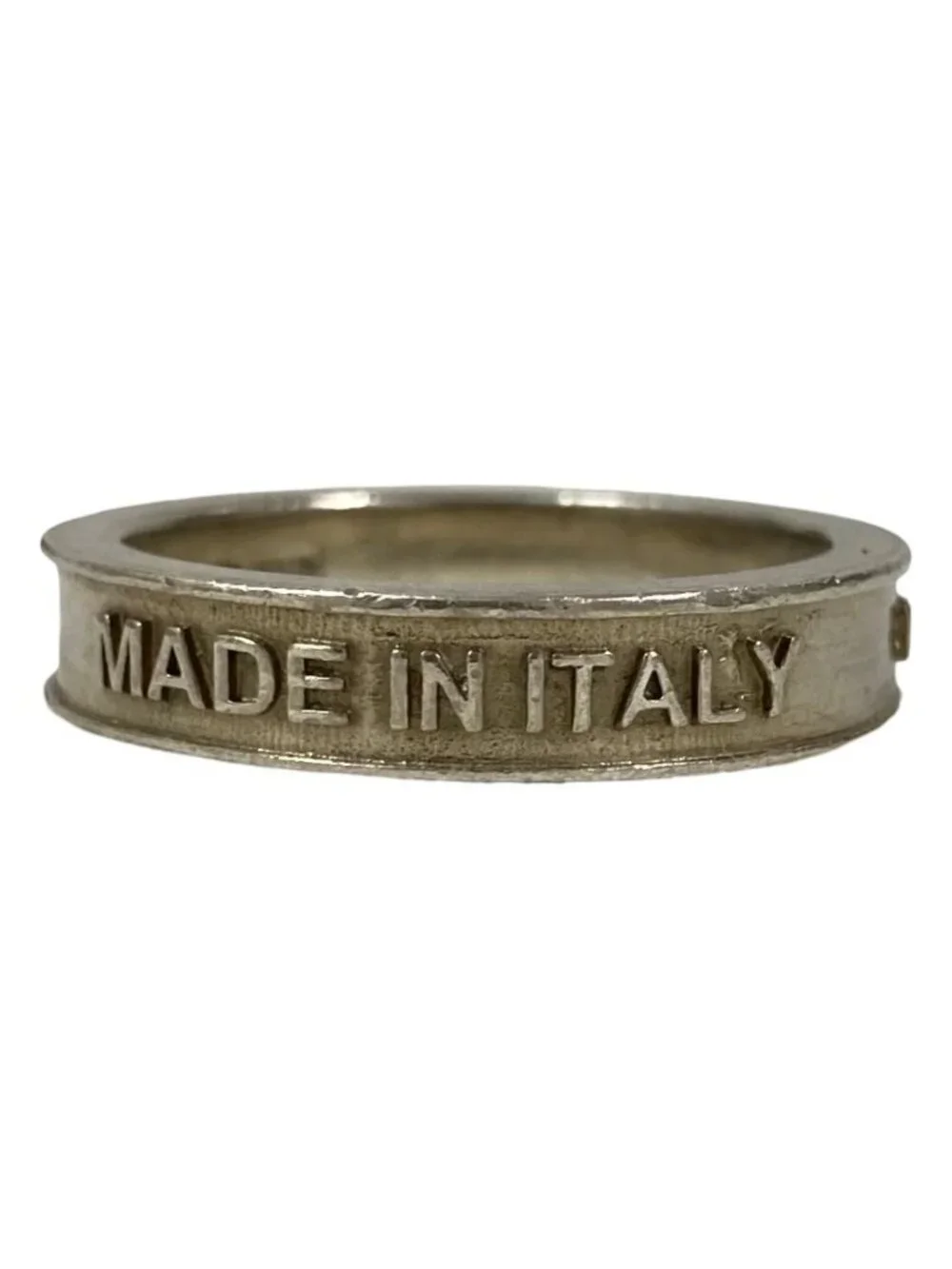 Gucci Interlocking Script Logo Ring 925 22 Silver